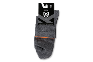 Шкарпетки чоловічі MovementStandard №MS M0211S 51 40-41 сірий меланж