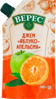 Джем нестерилизованный Яблоко-апельсин Верес д/п 140г
