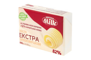 Масло сладкосливочное 82% Экстра Lyubar Milk м/у 200г