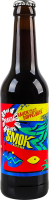 Пиво 0.33л 8% темне нефільтроване непастеризоване Ґвара №8 Смок Pravda пл