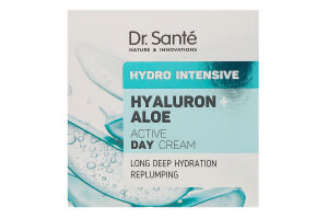 Крем д/обличчя Hydro Intensive Гіалурон+алое активний денний 50мл Dr.Sante