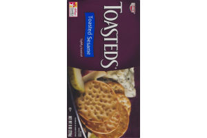 Keebler Toasteds Crackers Toasted Sesame