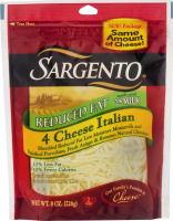 Sargento Reduced Fat 4 Cheese Italian