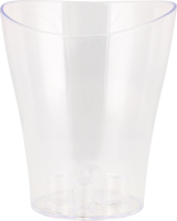 Горщик д/орхідей Ніка прозорий 13*15,5см 114050 Алеана