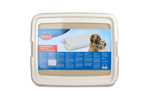 Туалет д/цуценят під пелюшку сірий пластик 65*55см Тріксі