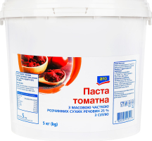 Паста томатная 25% с солью Aro 1с ведро 5кг