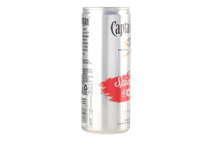 Напиток слабоалкогольный 0.25л 5% газированный с ромом и колой Spiced Gold&Cola Original Captain Morgan ж/б
