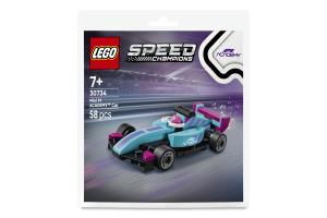 Конструктор для дітей від 7років №30734 Mini F1 Academy Speed champions Lego 58ел