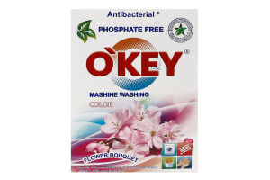 Порошок пральний Квітковий букет колор автомат 400г О"Кей
