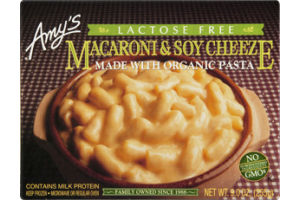Amy's Macaroni & Soy Cheeze