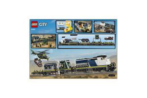 Конструктор для дітей від 7років №60508 Police train heist City Lego 1313ел