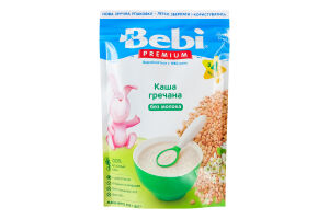 Каша безмолочна для дітей від 4міс швидкорозчинна Гречана Bebi Premium д/п 200г