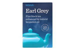 Чай чорний цейлонський байховий з олією бергамоту Earl Grey Novus к/у 100г