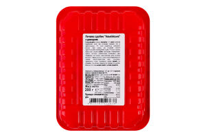 Печенье сдобное с арахисом и декором Альпийское Delicia лоток 200г