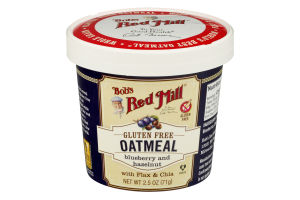 Bob's Red Mill Gluten Free Oatmeal Blueberry And Hazelnut
