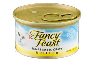 Fancy Feast Tuna Feast in Gravy Grilled Gourmet Cat Food