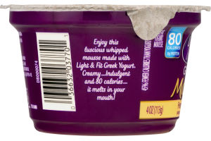 Dannon Light & Fit Greek Mousse Nonfat Yogurt French Vanilla