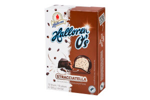 Конфеты в шоколадной глазури Stracciatella O's Halloren к/у 125г