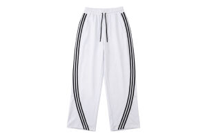 Штани жіночі з лампасом білий L-XL