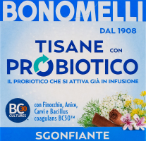 Чай Bonomelli Пробіот Проти здуття 12шт И977 (Італ)