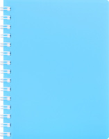 Книжка д/записів Bright А6 клітинка пластикова обкладинка на пружині 60аркушів Buromax