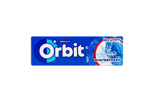 Гумка жувальна без цукру з підсолоджувачами Winterfresh Orbit м/у 14г