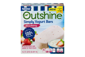 Nestle Outshine Simply Yogurt Bars Strawberry - 4 CT