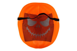 Маска д/хелловіну Гарбуз пластик 23*17см