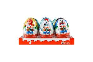 Яйце з молочного шоколаду з молочним внутрішнім шаром та іграшкою Maxi Kinder Surprise м/у 100г