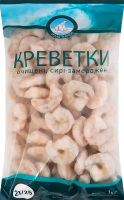 Креветки замороженные очищенные сырые 21/25 Polar Seafood м/у 1кг