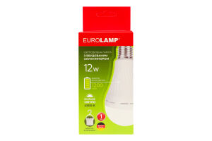 Лампа Eurolamp LED з акумулятор A70 12W 4500K E27