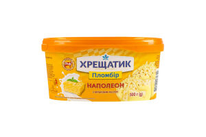 Морозиво 15% пломбір Наполеон Хрещатик п/у 500г