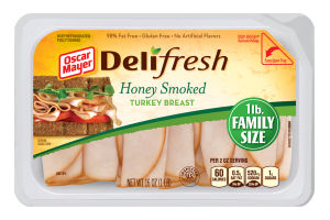 Oscar Mayer Deli Fresh Honey Smoked Turkey Breast