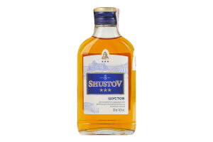 Напій спиртний 0.1л 40% 3 зірки Золота колекція ShustoV пл