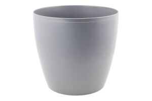 Горщик д/квітів Матільда сірий матовий 20*18см Алеана