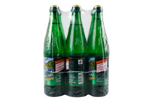 Вода мінеральна сильногазована природна лікувально-столова Лужанська с/пл 0.5л