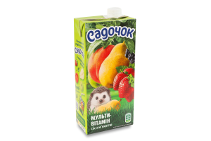 Сок с мякотью пастеризованный Мультивитамин Садочок т/п 950мл