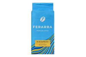 Кофе натуральный жареный молотый Blue Espresso Ferarra 1с в/у 250г