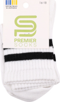Шкарпетки Premier socks Економ вис мал білі р16-18
