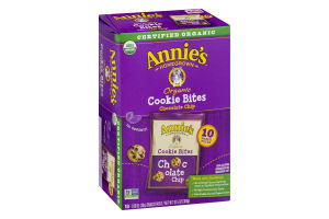 Annie's Homegrown Organic Cookie Bites Chocolate Chip - 10 PK