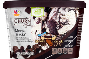 Ahold Churn Style Ice Cream Moose Tracks