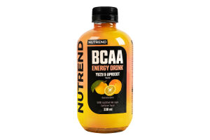 Напій безалкогольний газований ароматизований Юзу + абрикос BCAA Energy drink Nutrend п/пл 330мл