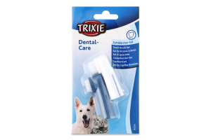 Зубна щітки-насадка д/котів та собак 2шт Тріксі