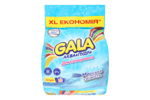 Средство моющее синтетическое порошкообразное для цветных вещей Морская свежесть Аква-Пудра Gala 3.6кг