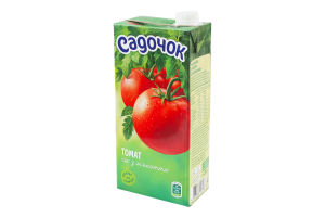 Сік з м'якоттю стерилізований Томат Садочок т/п 0.95л