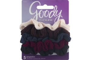 Goody Ouchless Ponytailers - 5 CT