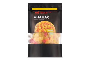 Ананас сушений кубиками мікс Хіт продукт д/п 150г