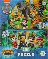 Пазл Paw Patrol 2в1 Пригоди в джунглях 60елементів DoDo