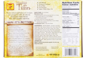 Deep Healthy Tiffin Mutter Paneer Dal Palak Cumin Basmati Rice