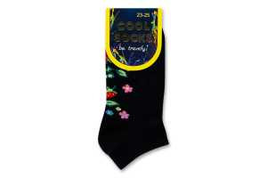 Носки жен Cool Socks 50012 коротк рисун чер р23-25